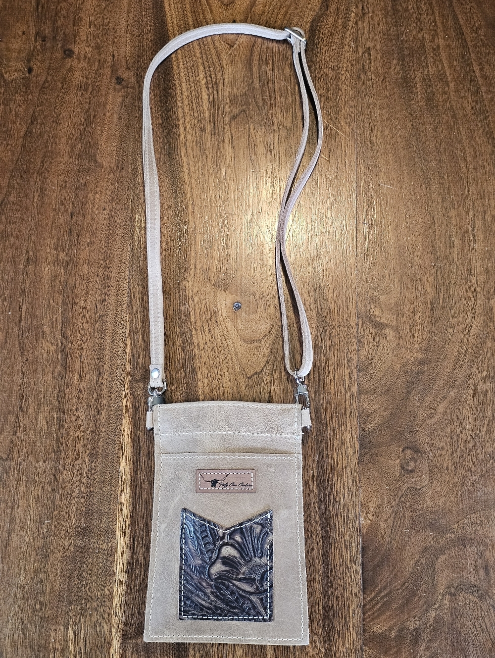 Holy Cow Couture Giddyup 'N Go Phone Purse Crossbody Leather Cowhide Hair